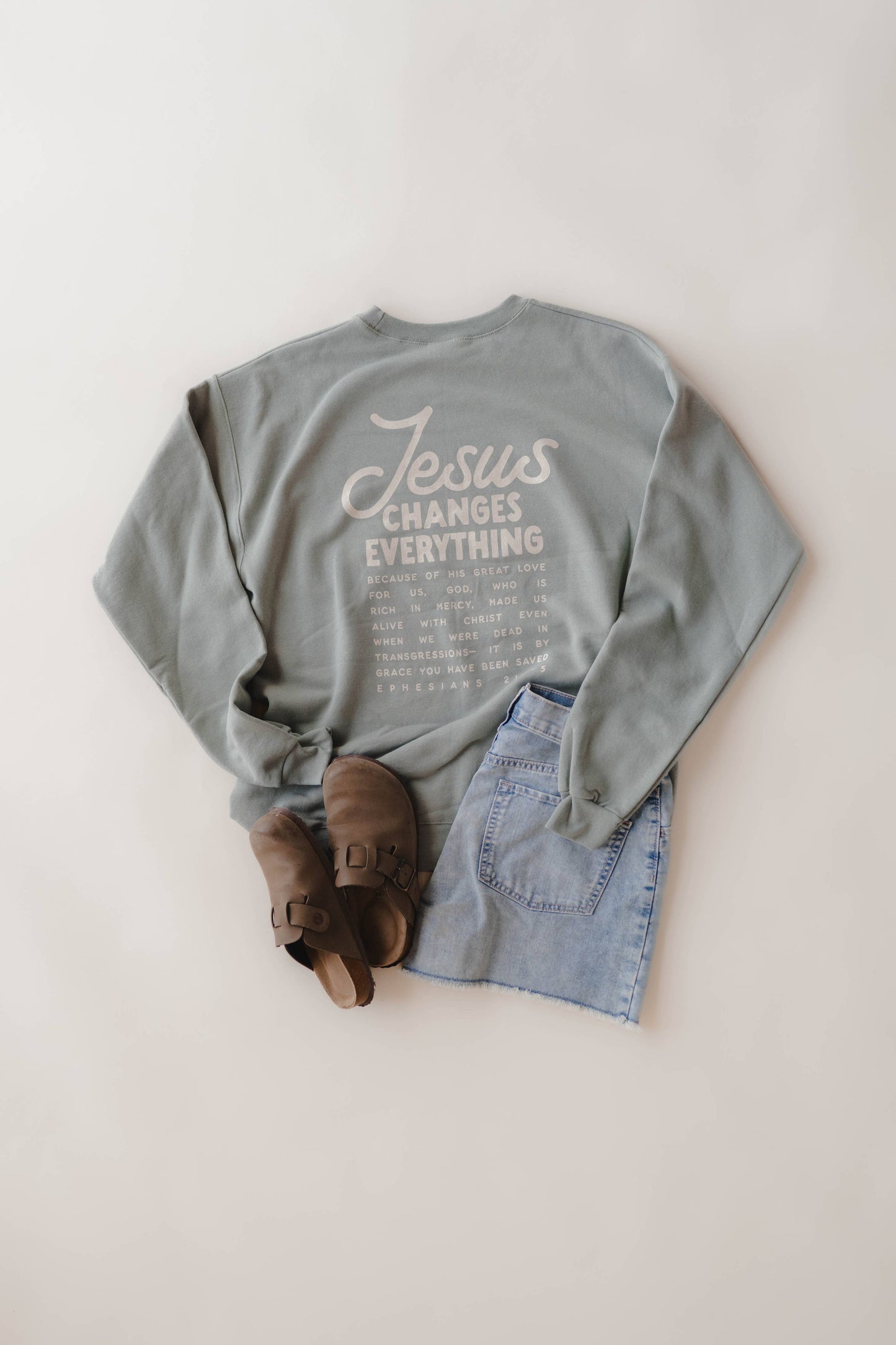 Jesus Changes Everything Pullover | Christian Pullover: M