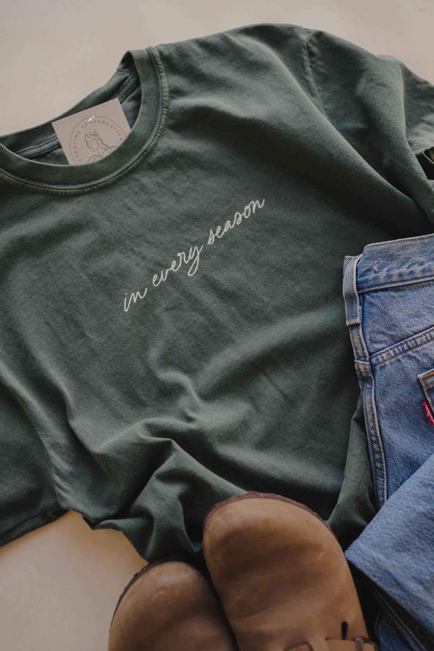 In Every Season Tee | Women's Christian Tee : XL