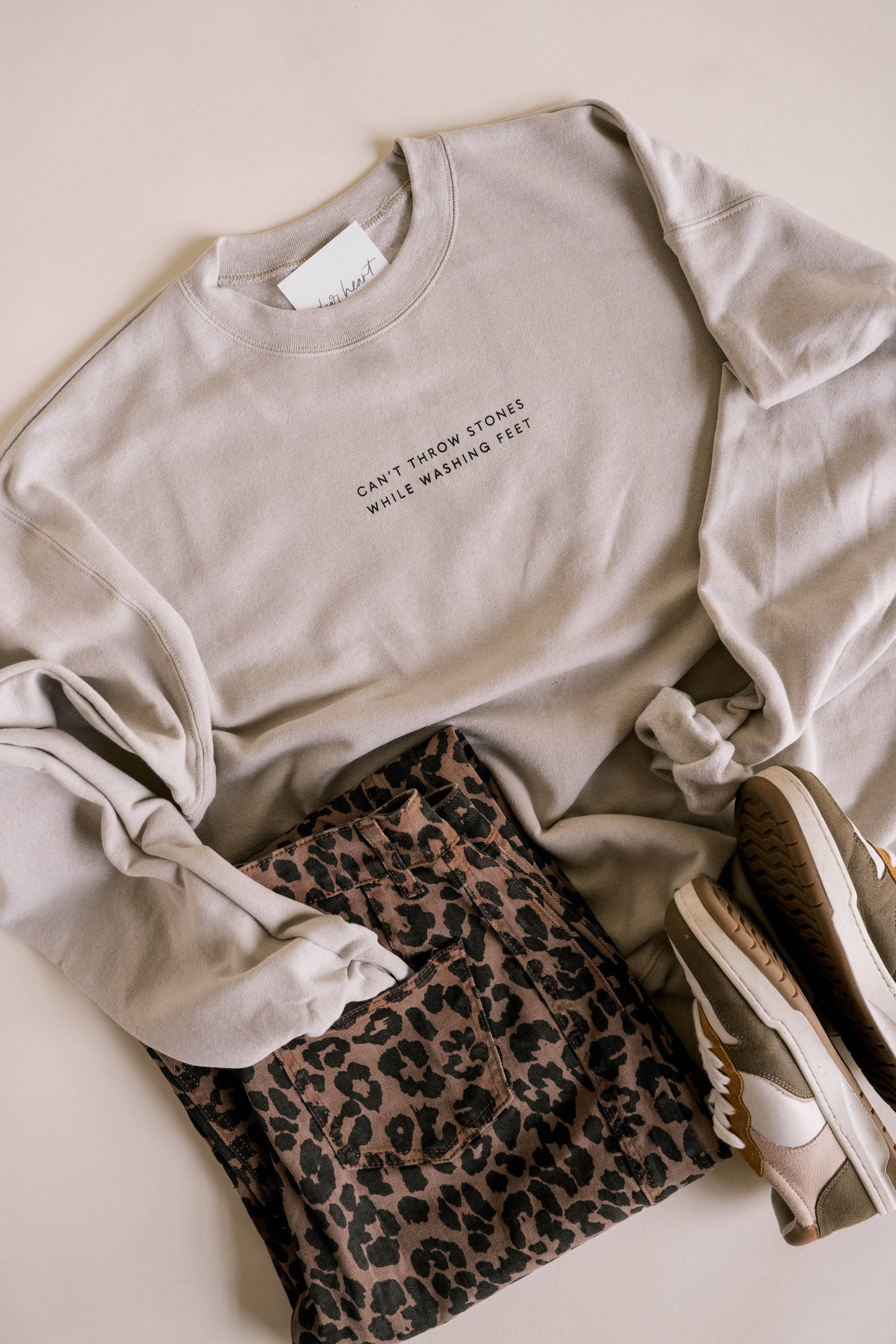 Can't Throw Stones Pullover | Christian Pullover : S