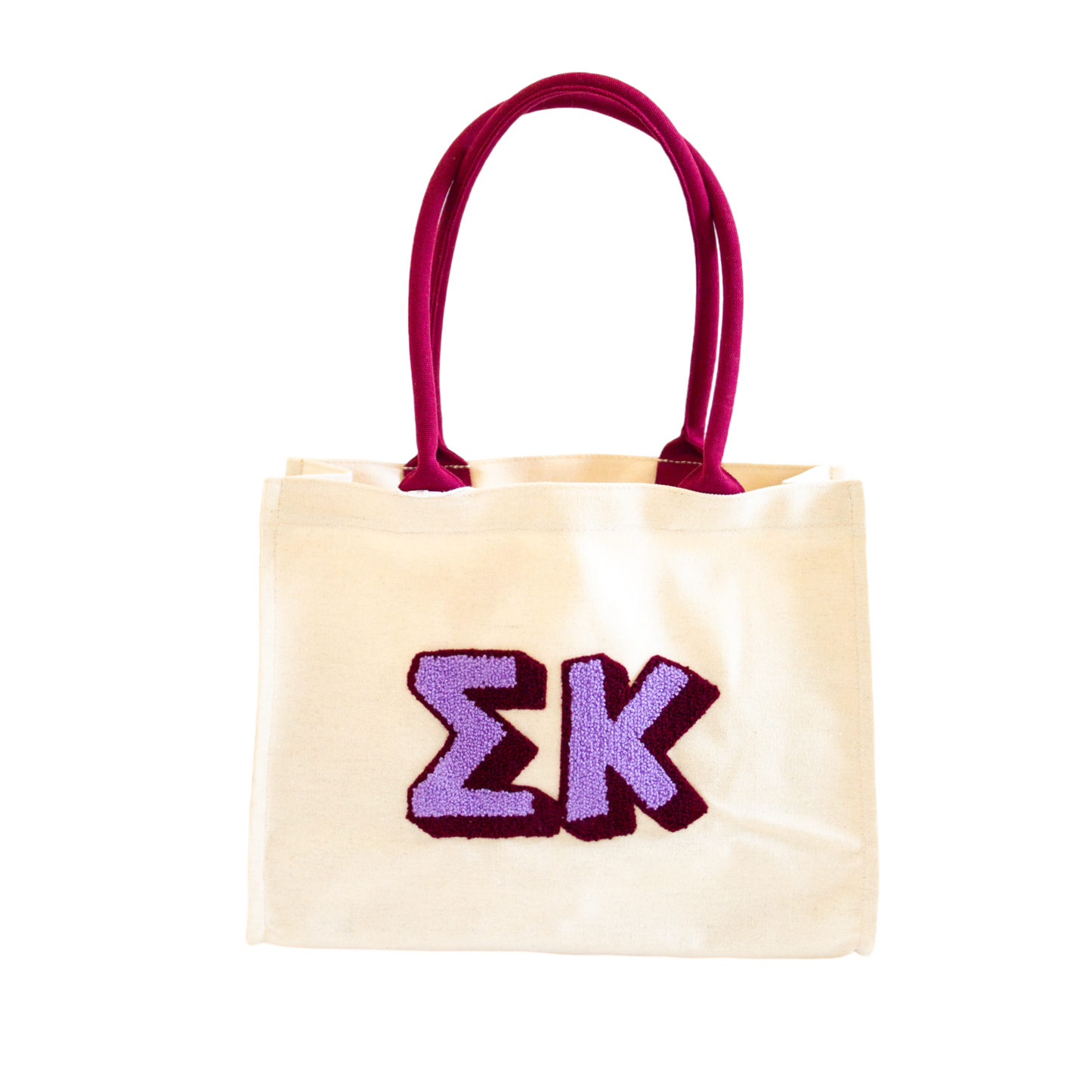 Chenille Sorority Gift Tote: ALPHA DELTA PI