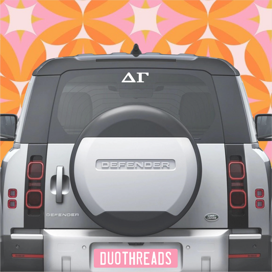 Sorority Car Decal: DELTA GAMMA