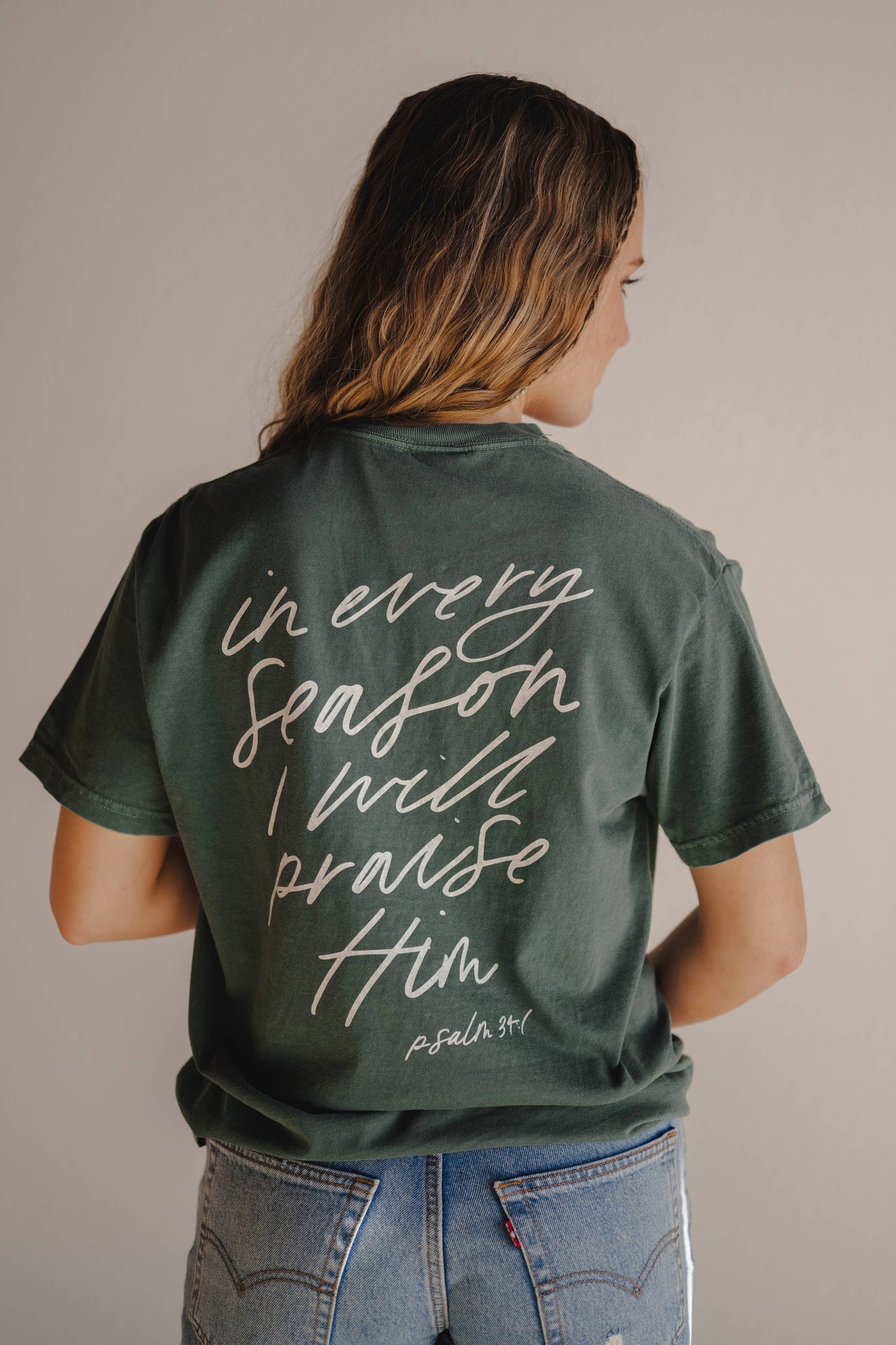 In Every Season Tee | Women's Christian Tee : L