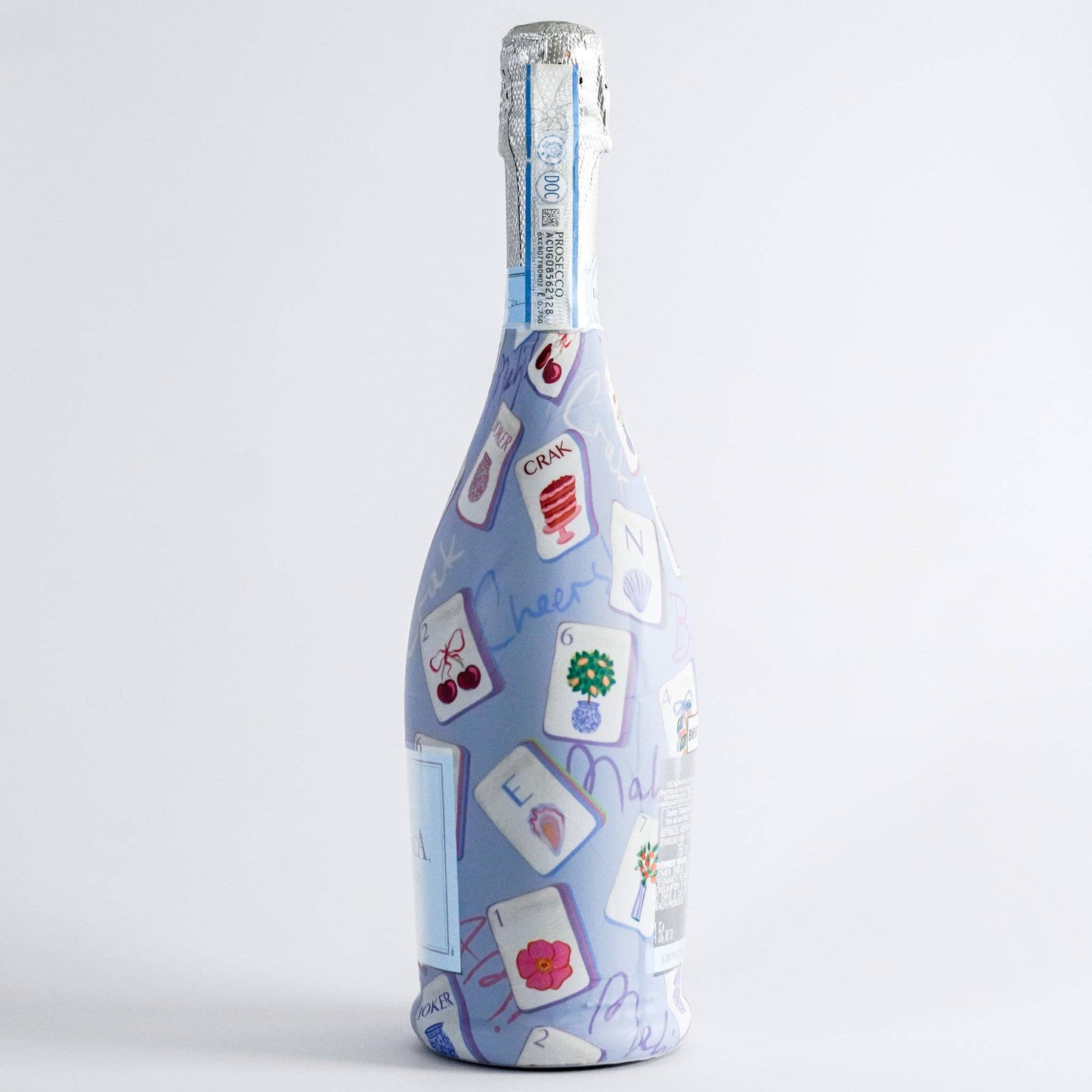 Beau Bottles Pastel Blue Mahjong - Prosecco Collection