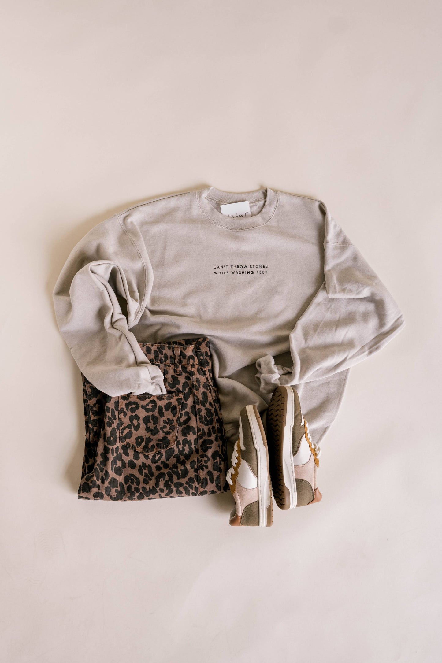 Can't Throw Stones Pullover | Christian Pullover : XL