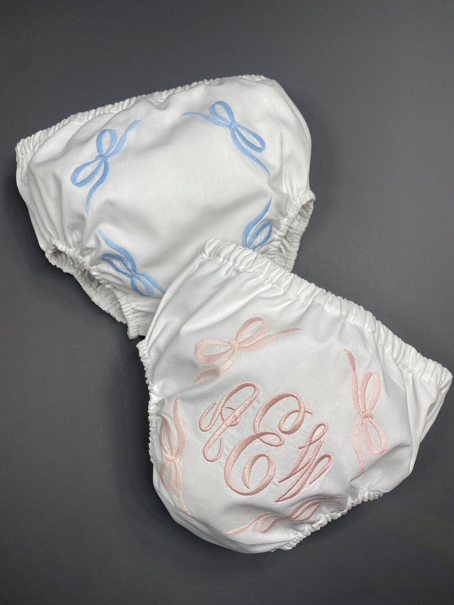Four Bows Monogram Bloomers: Pink