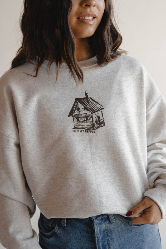 Refuge Pullover | Christian Pullover: L